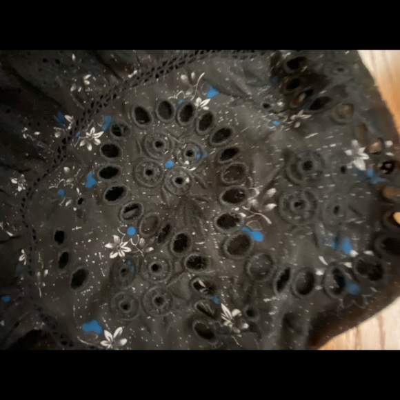 NWT Authentic Sea Ditsy Mix Removable Collar Cashmere Sweater in Black (Size XS) - Picture 6 of 11